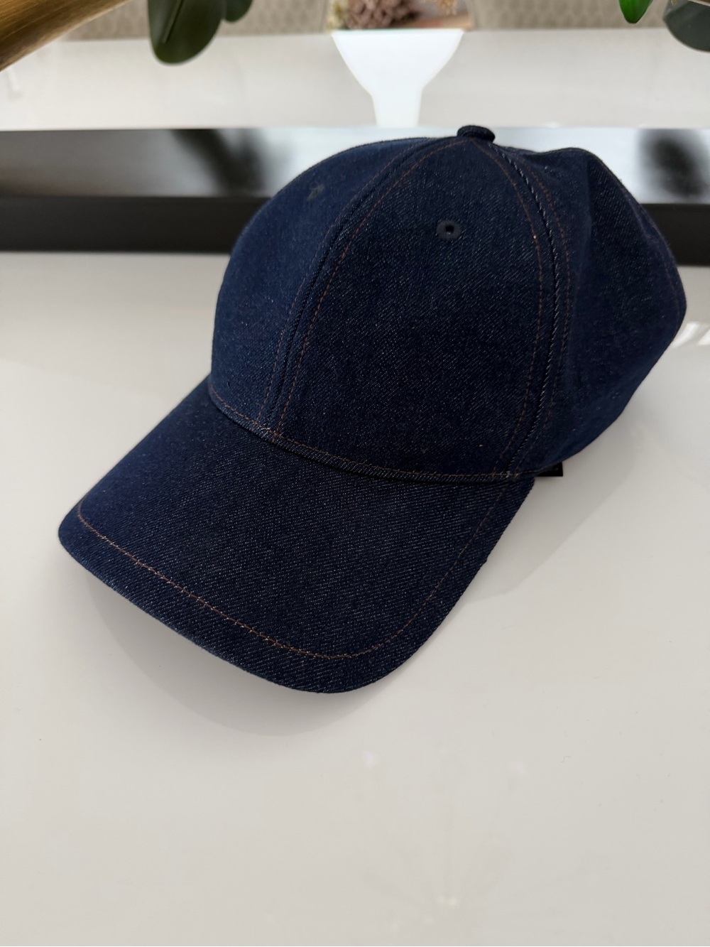rag & bone Dark Navy Denim Baseball Cap